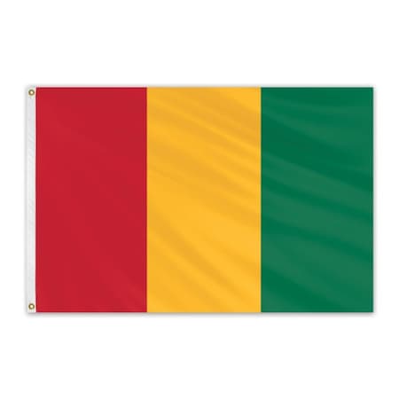 Guinea Outdoor Nylon Flag 6'x10'